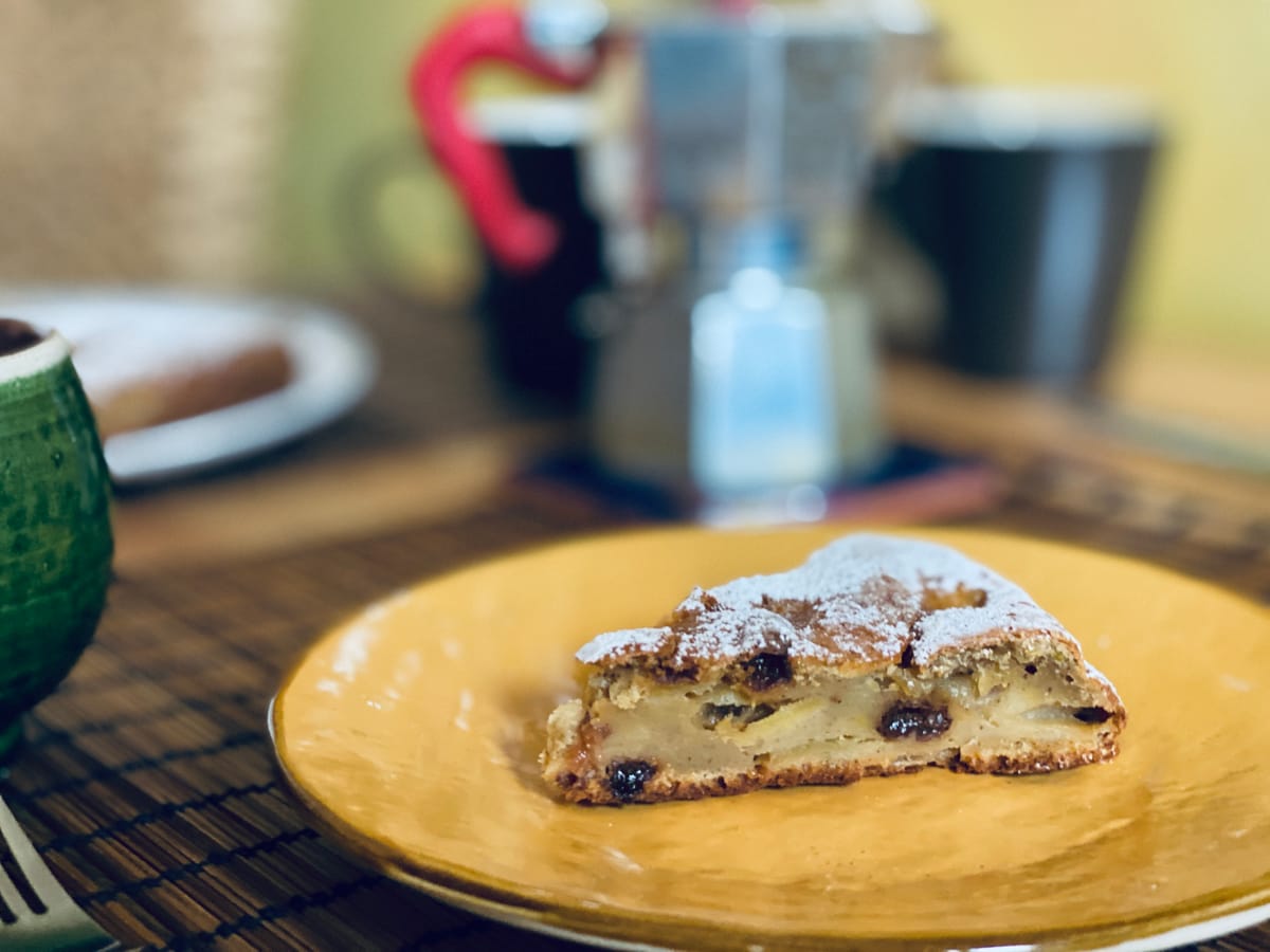 Carroattrezzi e cardamomo - Torta di mele alla ricotta