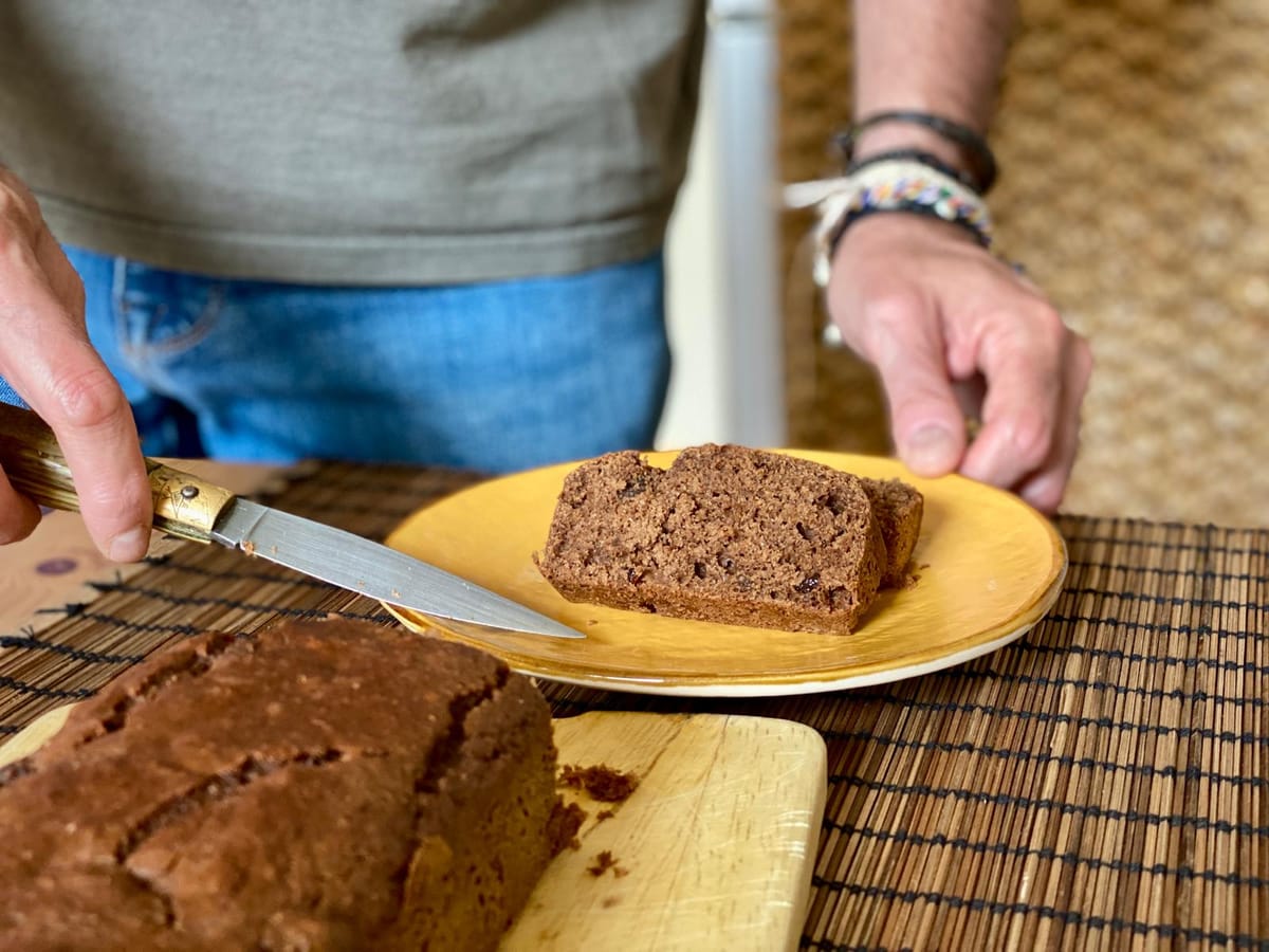 L'uomo che sussurrava al security check -  Carob plumcake