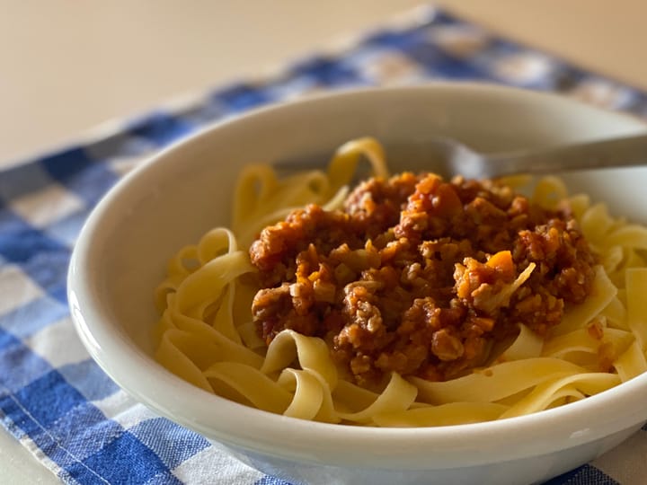 Alla ricerca del macinato perduto - il ragù di tempeh