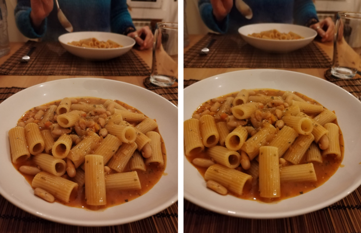 Dispense desolate -  Rigatoni e cannellini con limone confit
